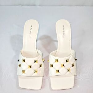 Marc Fisher White Heels Size 9.5